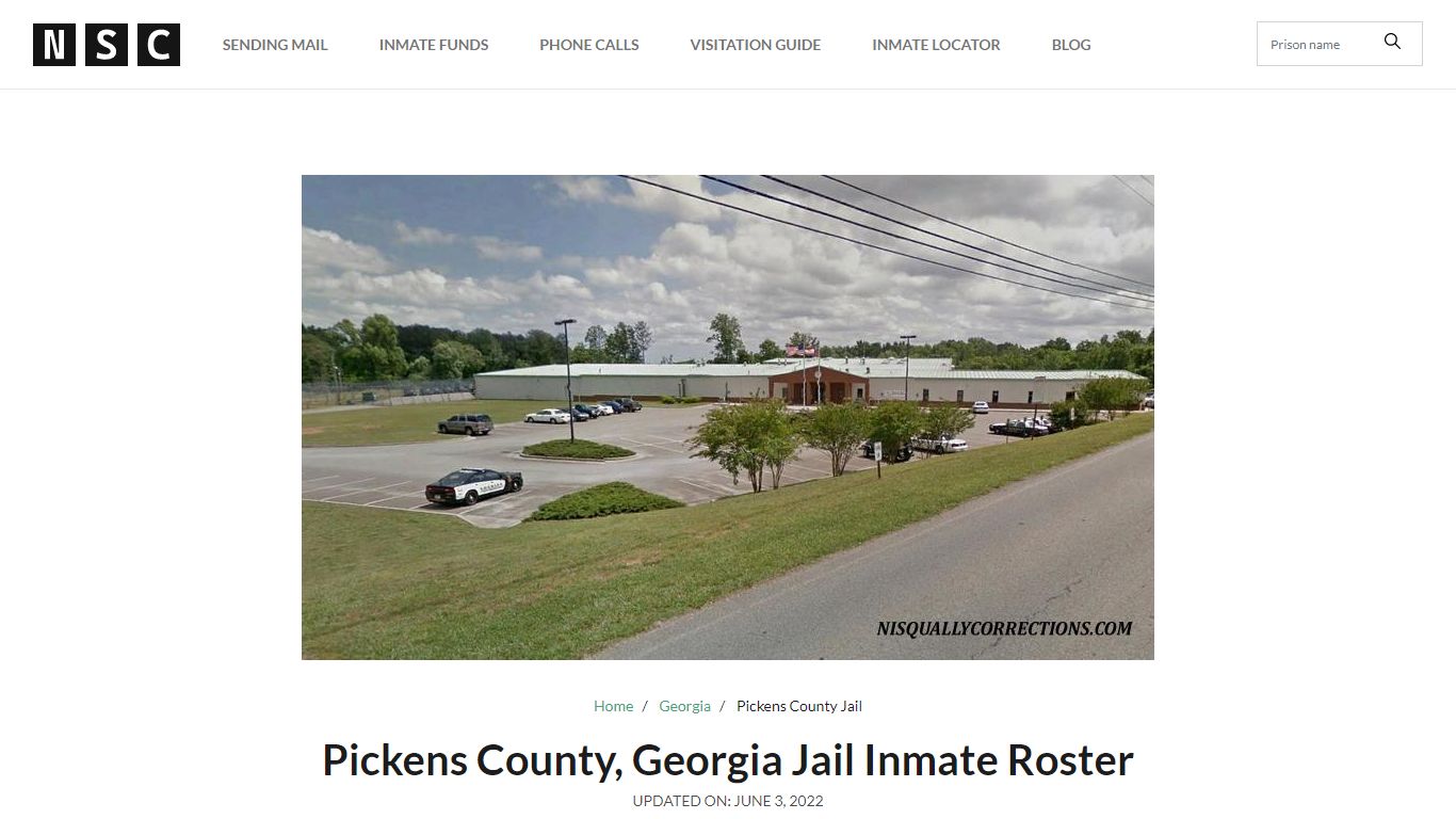 Pickens County, Georgia Jail Inmate List